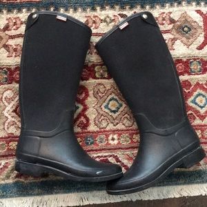 Hunter rain boot (black)